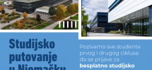 Fakultet za menadžment i poslovnu ekonomiju: Studijsko putovanje u Njemačku